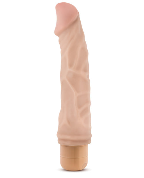 Dr. Skin Vibe 6 - 8.75" Vibrating Dildo - Beige