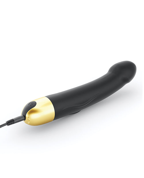 Dorcel 8.6" Real Vibration M 2.0 G-Spot Vibrator - Black/Gold