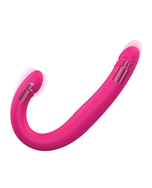 Double Do 16.5" Thrusting Dong - Pink