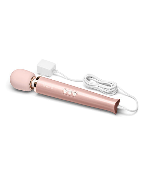 Le Wand Plug-In Vibrating Wand Massager - Rose Gold