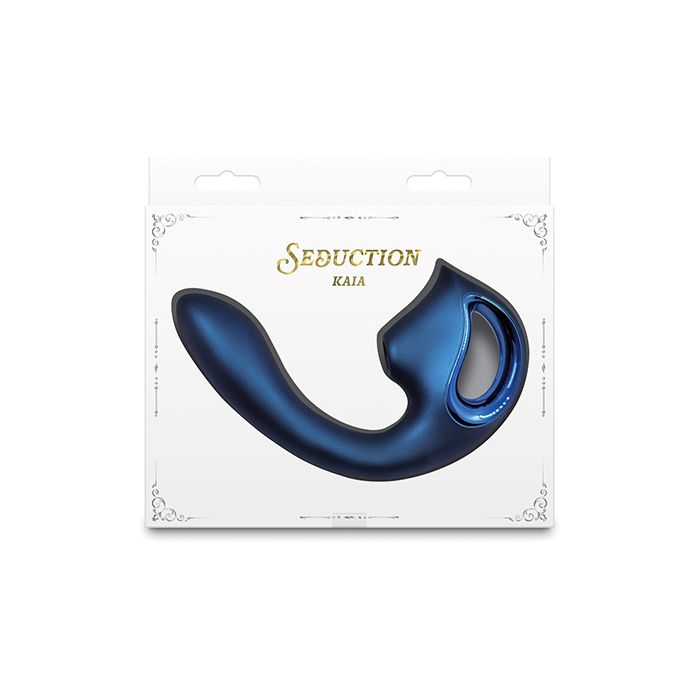 Seduction Kaia G-spot Vibrator - Metallic Blue
