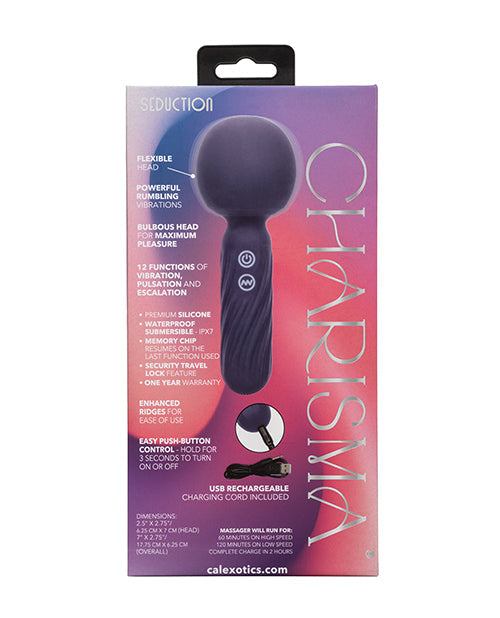Charisma Seduction Wand Massager - Blue