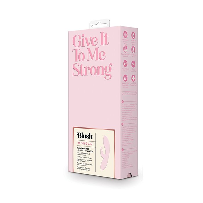 Blush Morgan Rabbit Vibrator - Pink