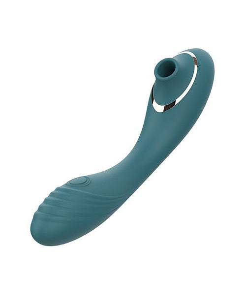 PRIVE Trinite 3 in One Medical Grade Silicone Vibrator Teal