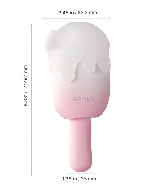 Bite Me Sucking, Tapping & Vibrating Cream Pop Vibrator