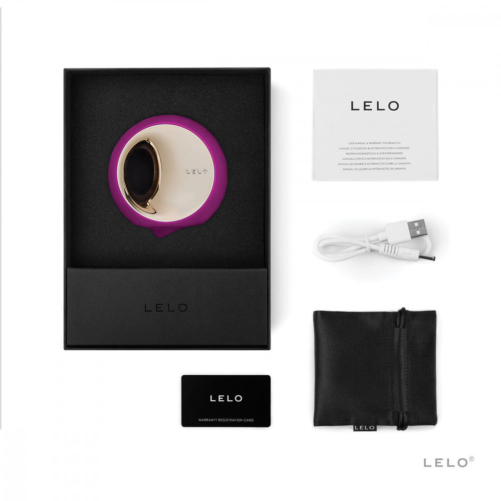 LELO Ora 3 Oral Sex Stimulator - Deep Rose