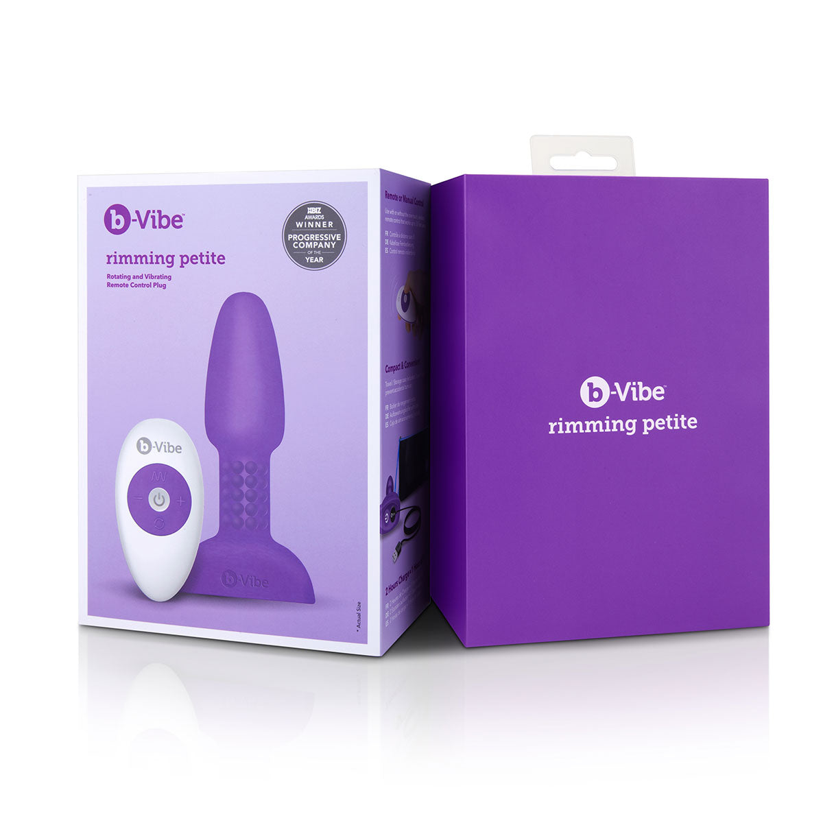 b-Vibe Petite Rimming Plug - Purple