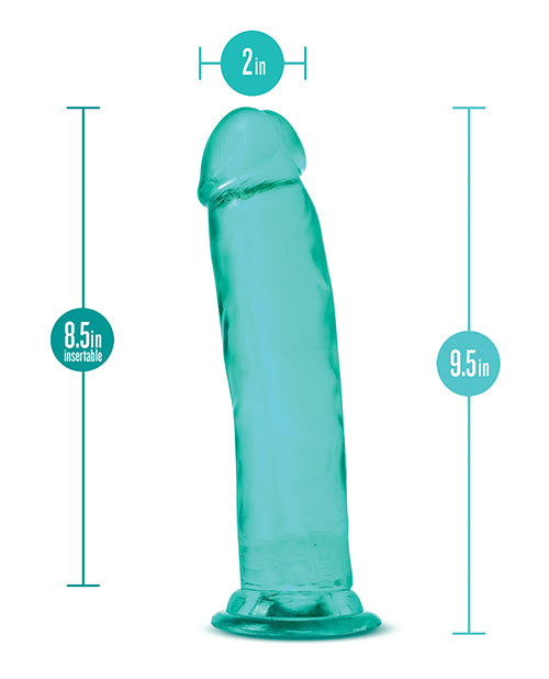 Blush B Yours Plus 9" Thrill n Drill Teal Dildo