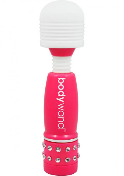 Bodywand Neon Mini Wand Vibrator - Neon Pink