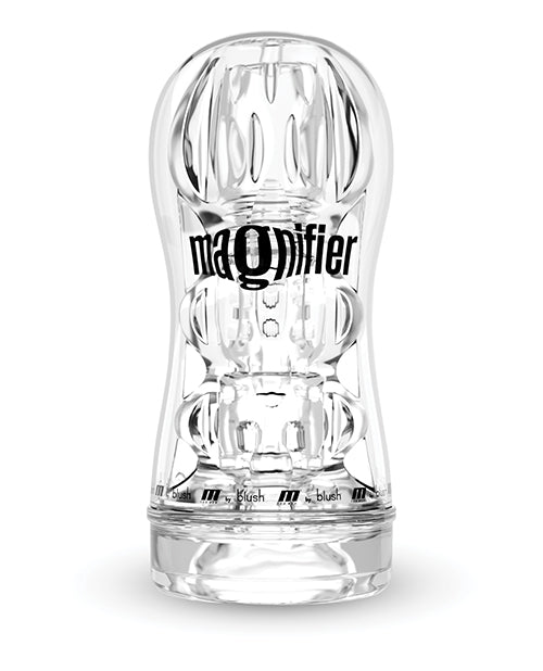 Soft And Wet Magnifier Self-Lubricating Stroker - Clear
