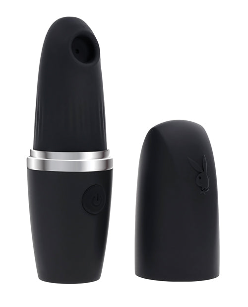Playboy Pleasure Excursion Clitoral Suction Vibe - Black
