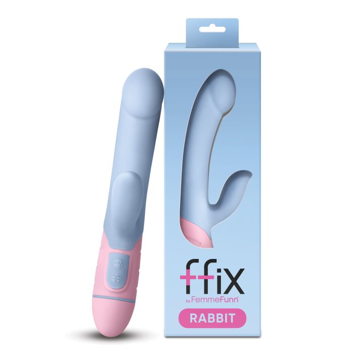 Femme Funn FFIX Rabbit Vibrator - Blue