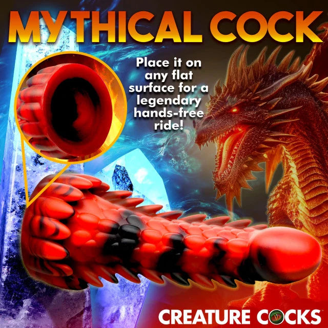 Creature Cocks Demon Rising Scaly Dragon Dildo