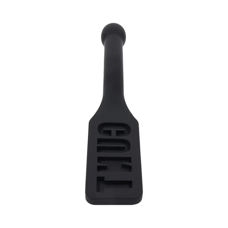 Edge Silicone Impressions Paddle – Insertable Handle & "CUNT" Imprint