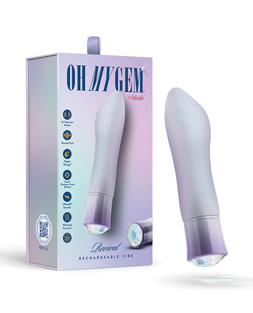 Blush Oh My Gem Revival Warming Tapered Vibrator Opal
