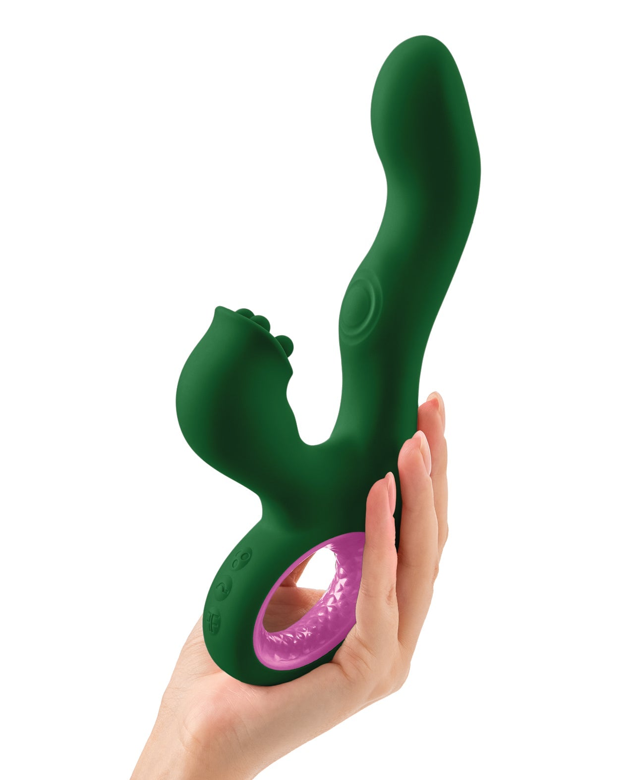 Femme Funn Pallina Triple Action Rabbit Vibrator Green