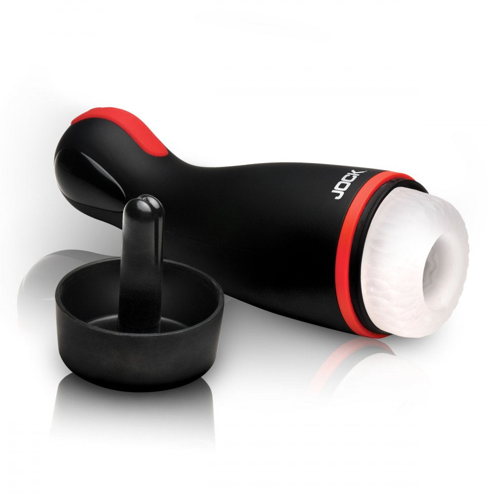 JOCK Advanced Blaze Vibrating Sucking & Warming Oral Sex Masturbator