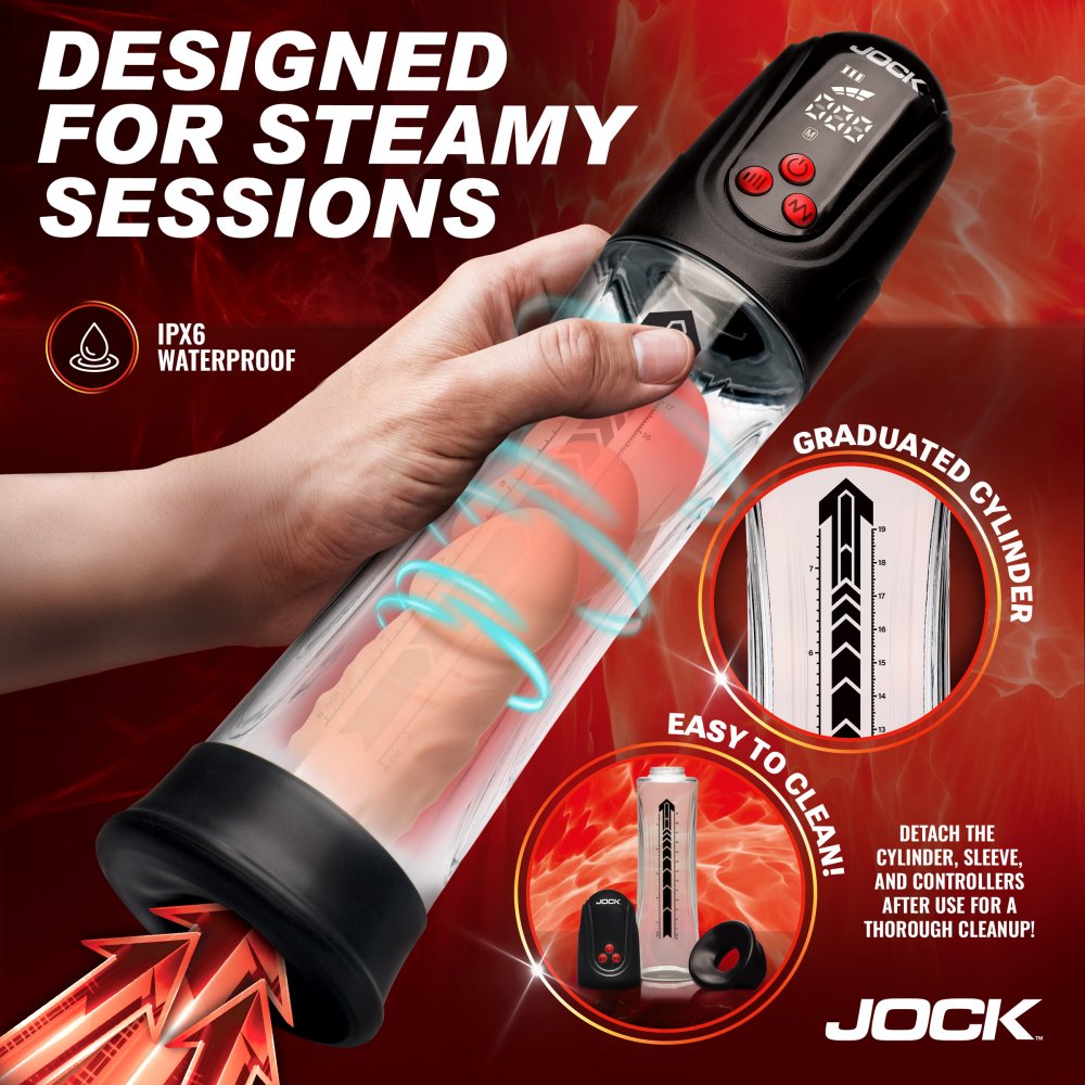 JOCK Advanced Power Up Digital Automatic Penis Pump