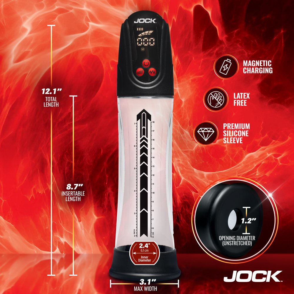 JOCK Advanced Power Up Digital Automatic Penis Pump